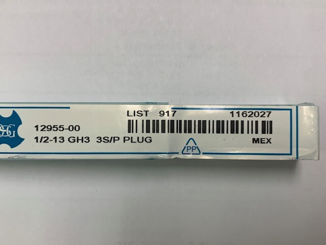 1/2-13 x 6″ LONG Pulley Tap GH3 2 Flute Spiral Point OSG #1295500