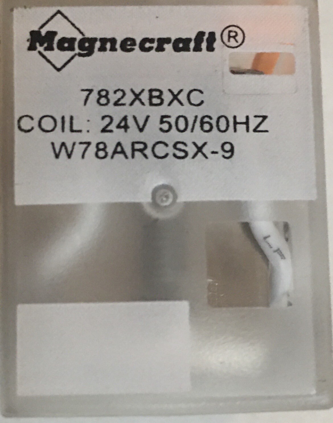 ICE CUBE RELAY-MAGNECRAFT 782XBXC-24A 2 Pole Relay, 24V AC