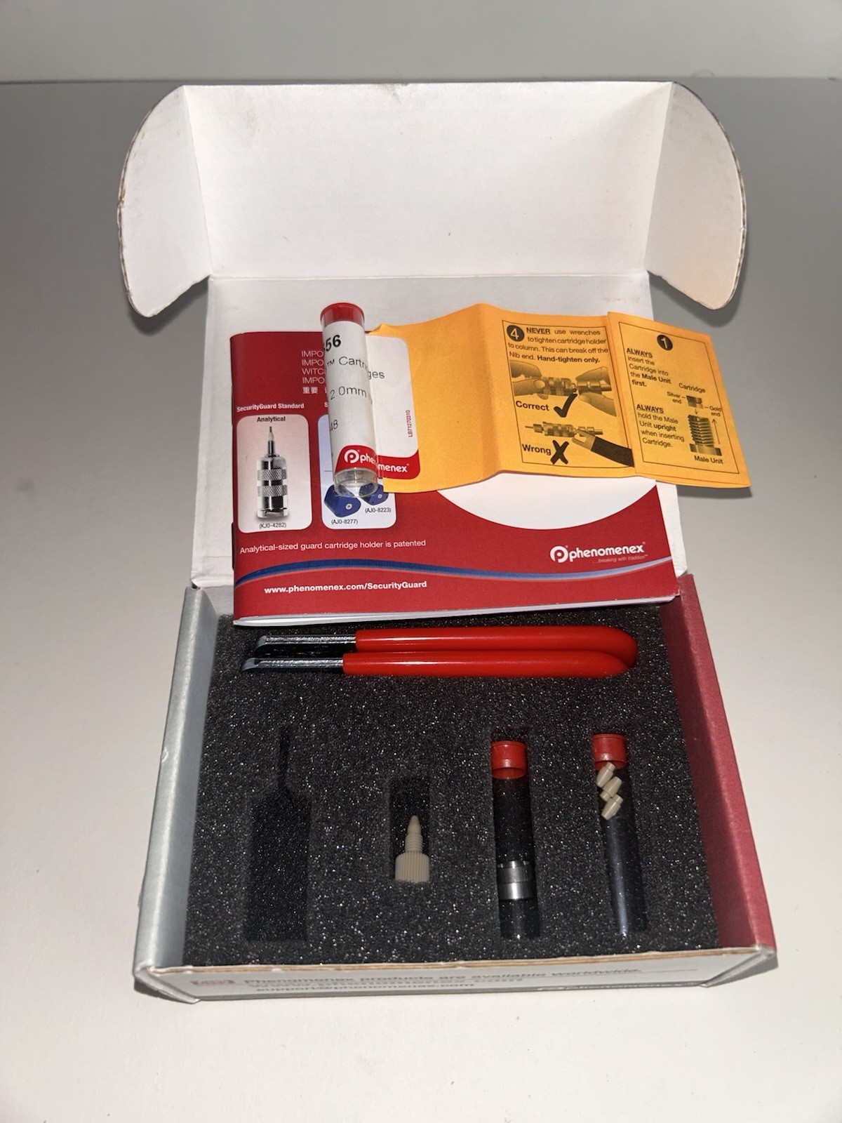 Phenomenex Security Guard Cartridge Kit — KJ0-4282 — accessories Only