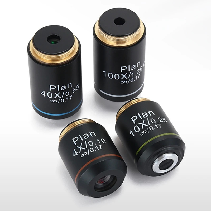 195 Plan Infinity Corrected Achromatic Objective Lens RMS 20.2mm Thread 4X‑100X