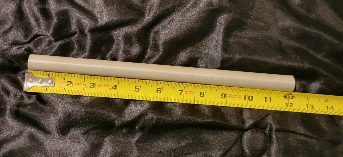 Peek 3/4″ Dia Round Stock 12″ long (.750 x 12.000) INV#W-41
