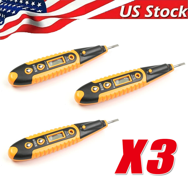 Voltage Electric Tester Volt Detector Test Pen AC DC Non-Contact Sensor 12-1000V