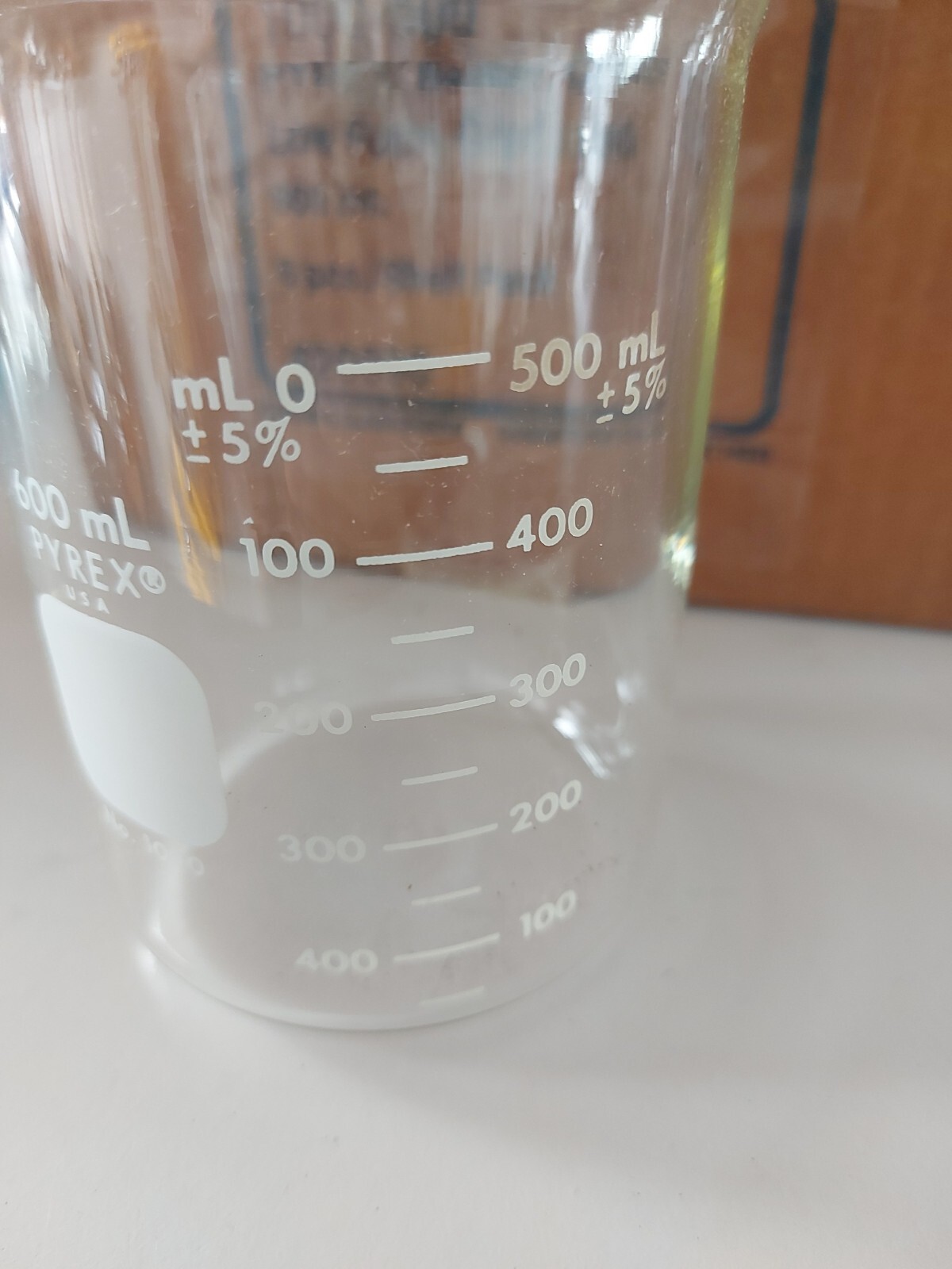 PYREX Griffin Low Form 600mL Beaker Graduated. FAST FREE SHIPPING!