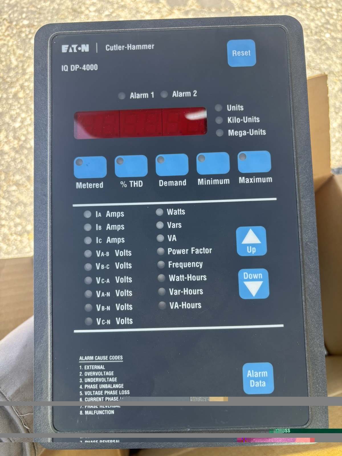Eaton IQDP-4000, 66D2040G01 Relay Protective Device DP4030