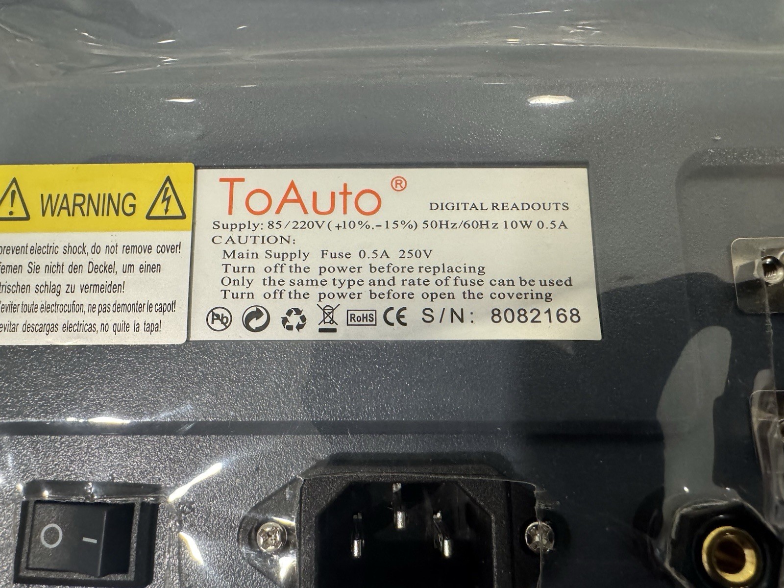 ToAuto DRO-3Axis Digital Readout Display Control NEW! FREE SHIPPING!