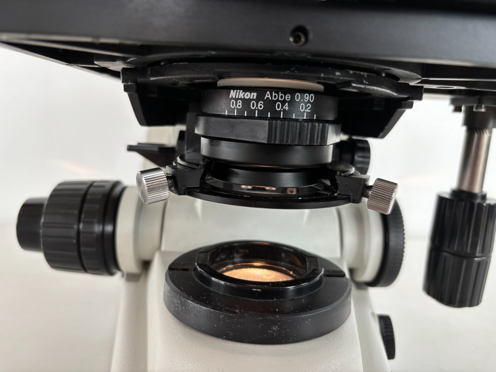 Nikon Eclipse 50i Microscope with 4X, 10X, 40X, & 100X Plan Objectives-Serviced