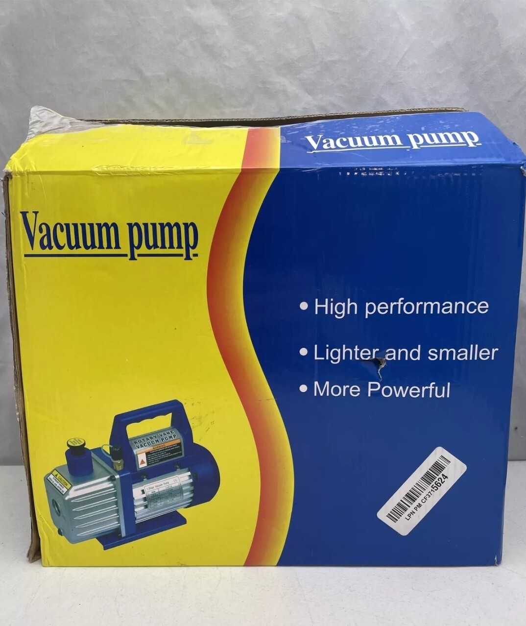 Zeny VP125+ Blue 1/4 HP 3,5CFM Single High Performance Compact Vacuum Pump