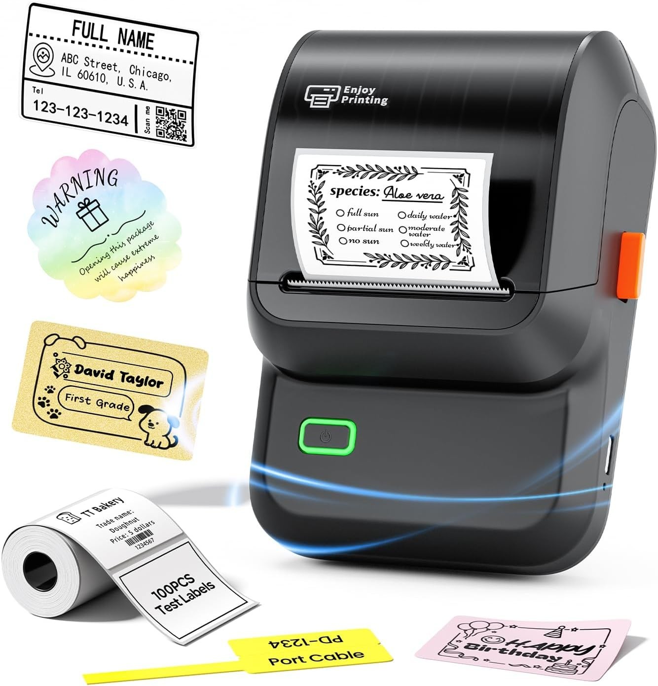 Label Maker Machine with Tape, M100 Address Barcode Label Printer, Versatile …