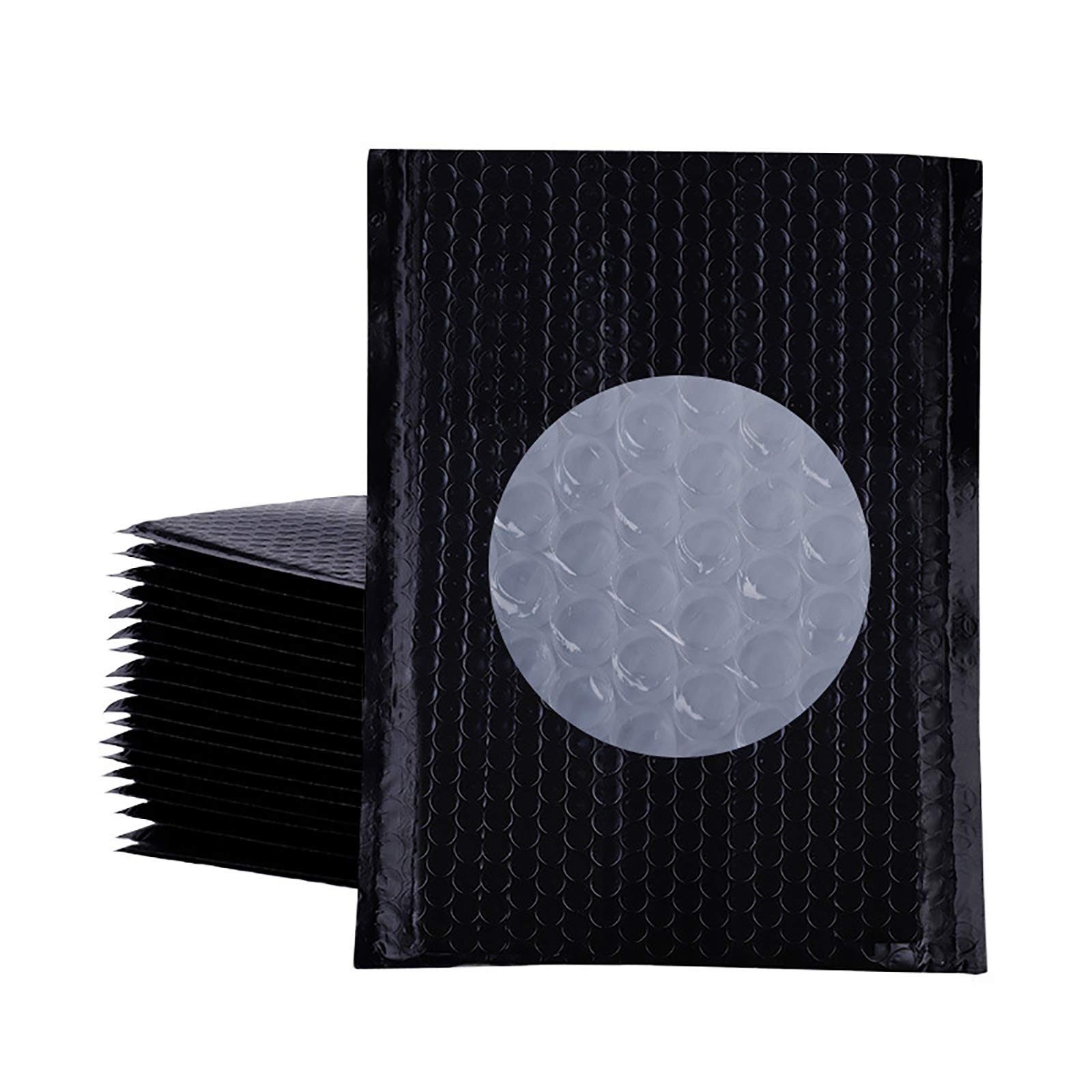 25Pack 5×7 Inches outside Small Black Poly Bubble Lined Mailers Padded Shippi…