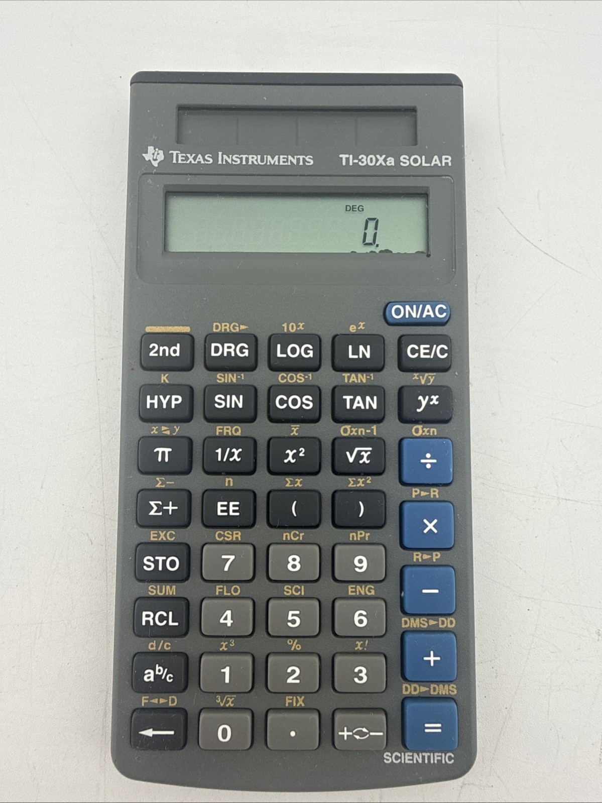 Texas Instruments TI-30Xa Solar Scientific Calculator with Cover