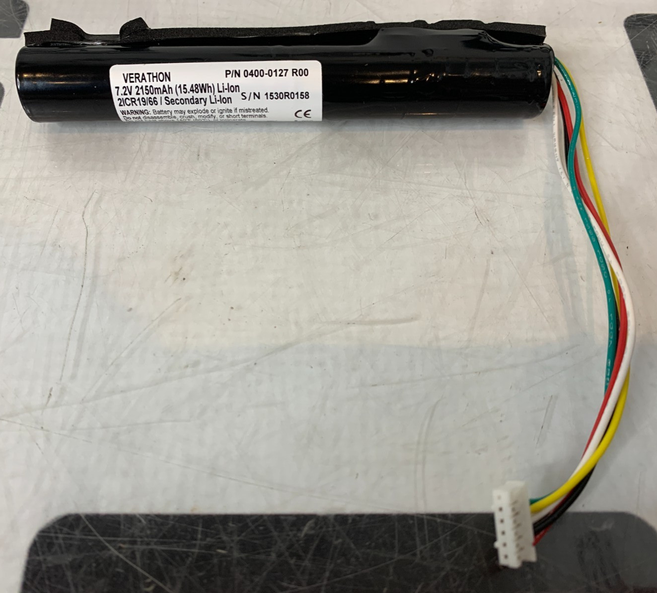 Verathon GlideScope AVL Cobalt 0570-0338 Monitor Battery 0400-0127 R02 7.2V