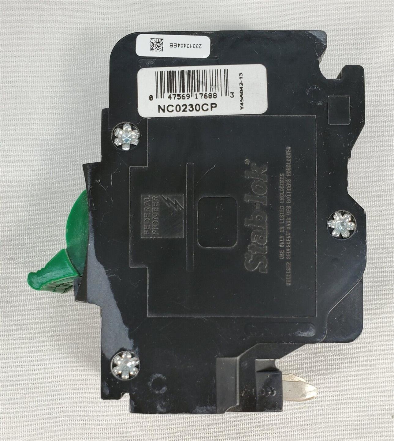 Federal Pioneer Stab-lok Double Pole Circuit Breaker NC0230CP 2 Pole 30 Amp