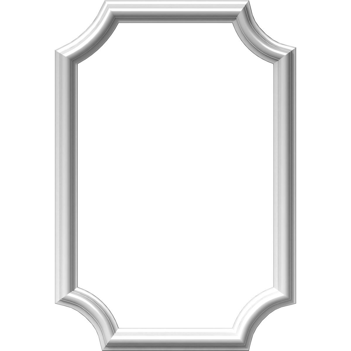Ekena Millwork Pnl16X24As-02-Case-4 Ashford Molded Scalloped Wainscot Wall