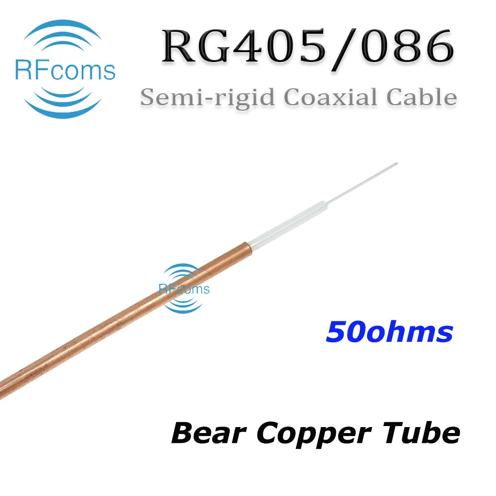 RG405 MF405 Semi rigid 15 25 35 50 75 Ohm 086-25 086-50 086-15 086-75 Coax Cable