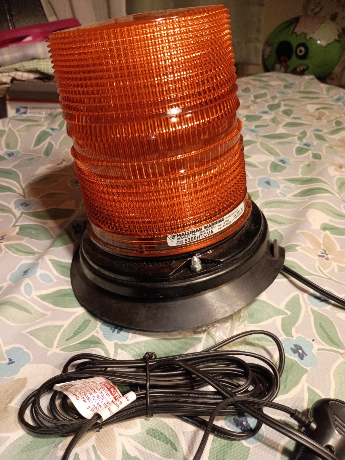 Mallimar Warning Model 5255HTCVA Strobe Amber LED Beacon Light