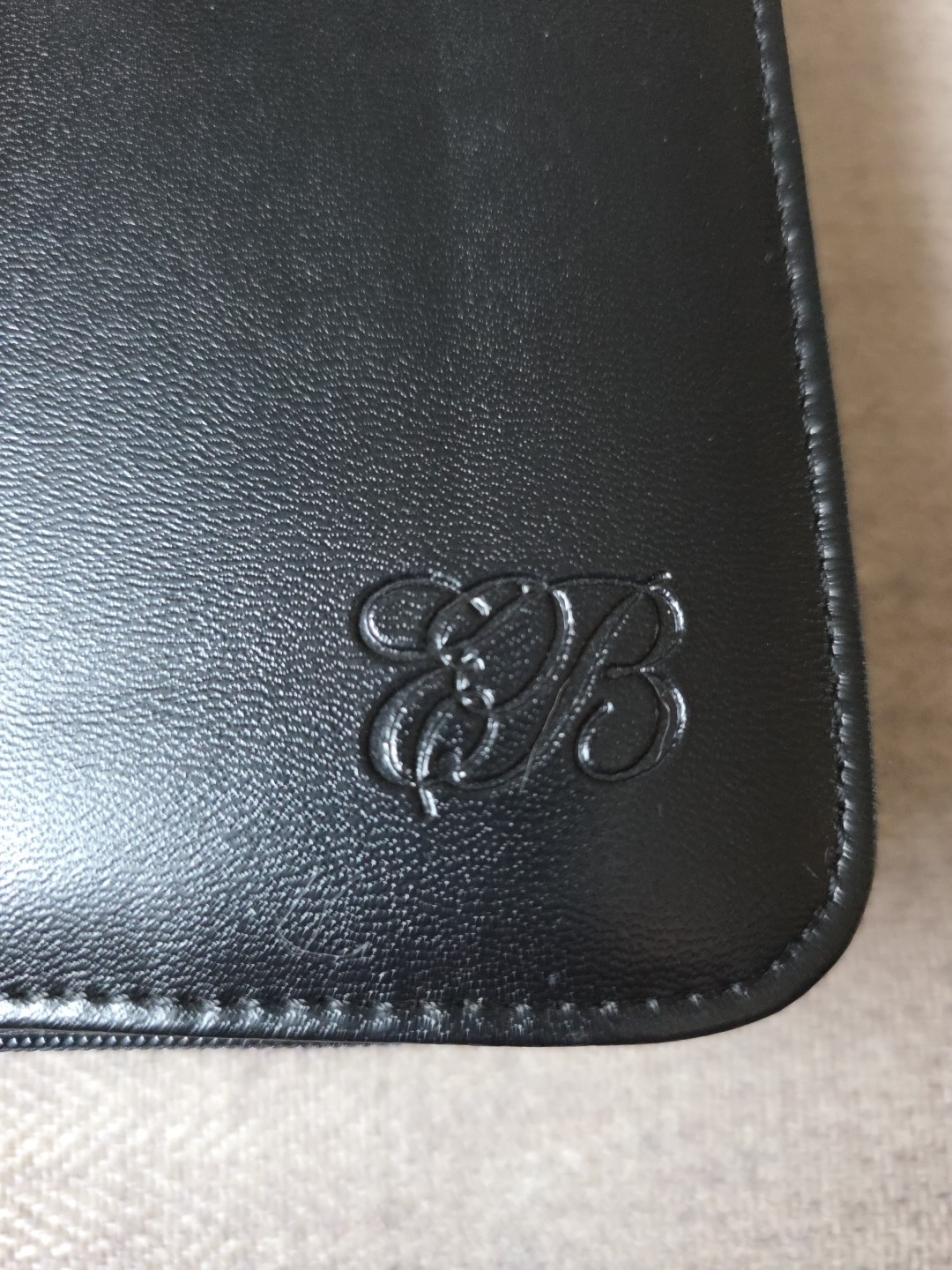 VTG Enzo Baglioni Brown 6 Ring Zip Around Dynamic Diary Day Planner Organizer