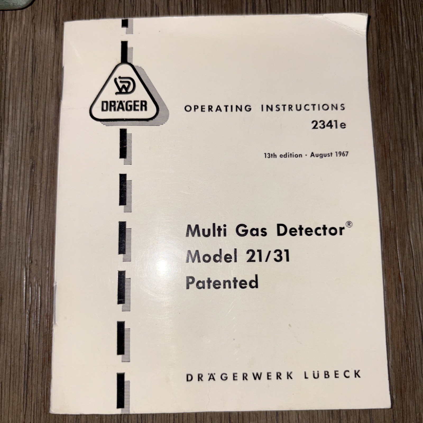 DRÄGER GASSPÜRGERÄT MULTI GAS LEAK DETECTOR MOD 21/31 V100 ZUBEHÖR THW FEUERWEHR