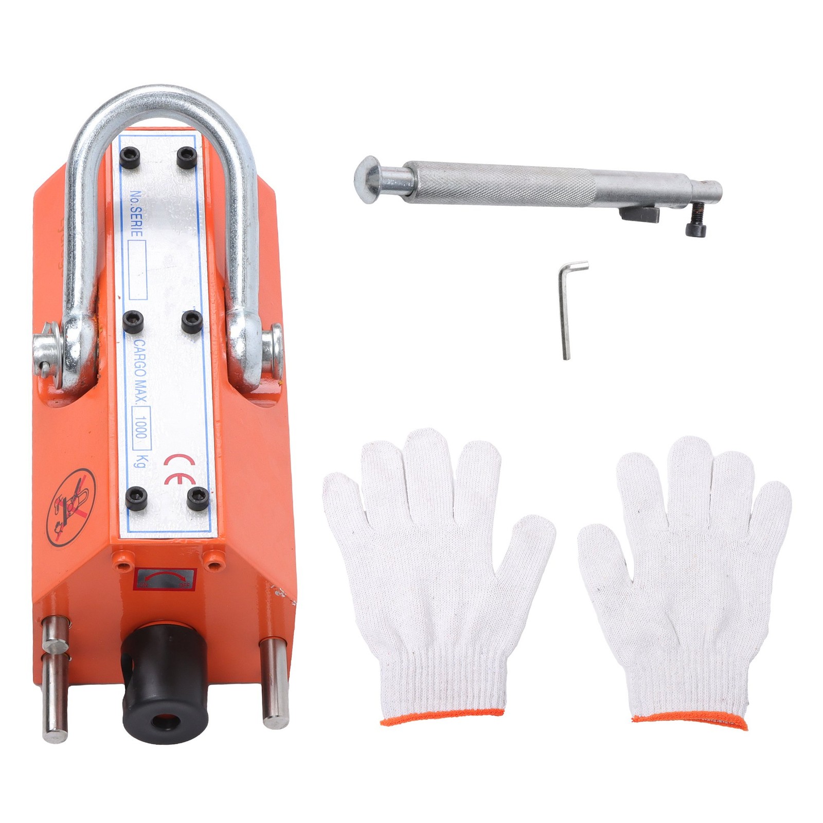 2200Lbs/1000kg Magnetic Lifter Lifting Magnet Neodymium Hoist 2 Safety Factor