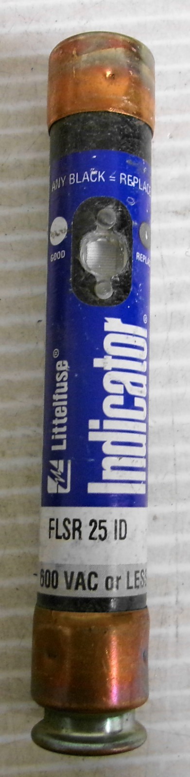 Littelfuse FLSR25ID Class RK5 Time-Delay Indicator Fuse 25A 600VAC (Lot of 6)