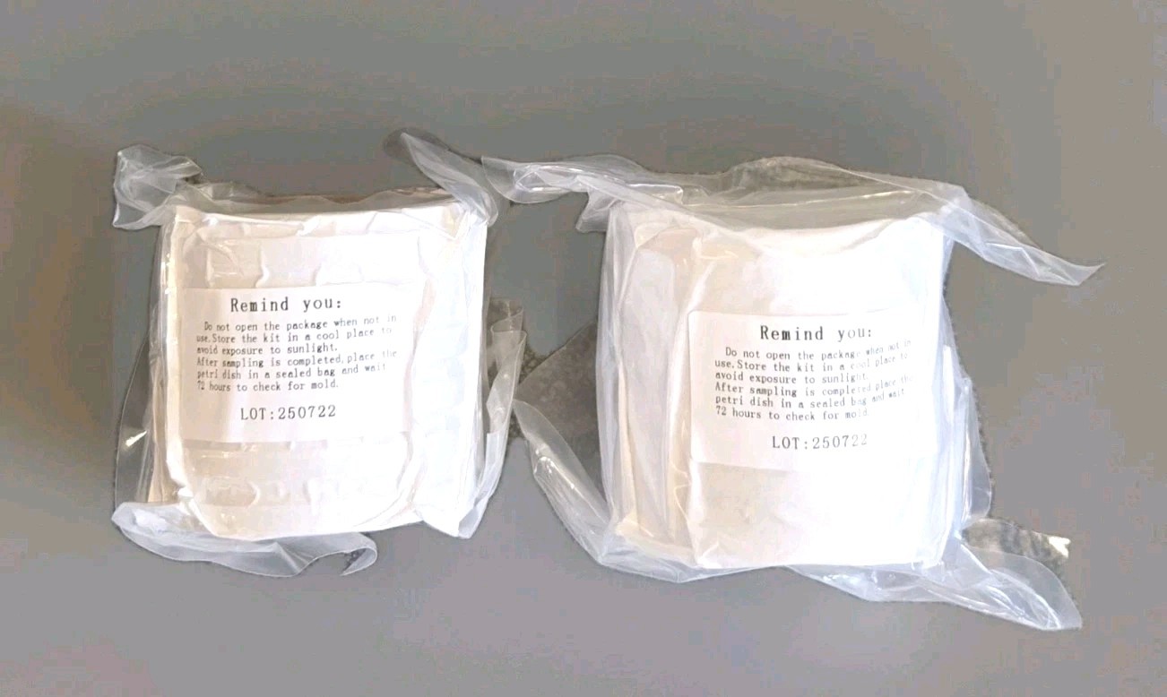 Easy DIY Mold Test Kit 12 Tests Open Box Missing Some Swabs
