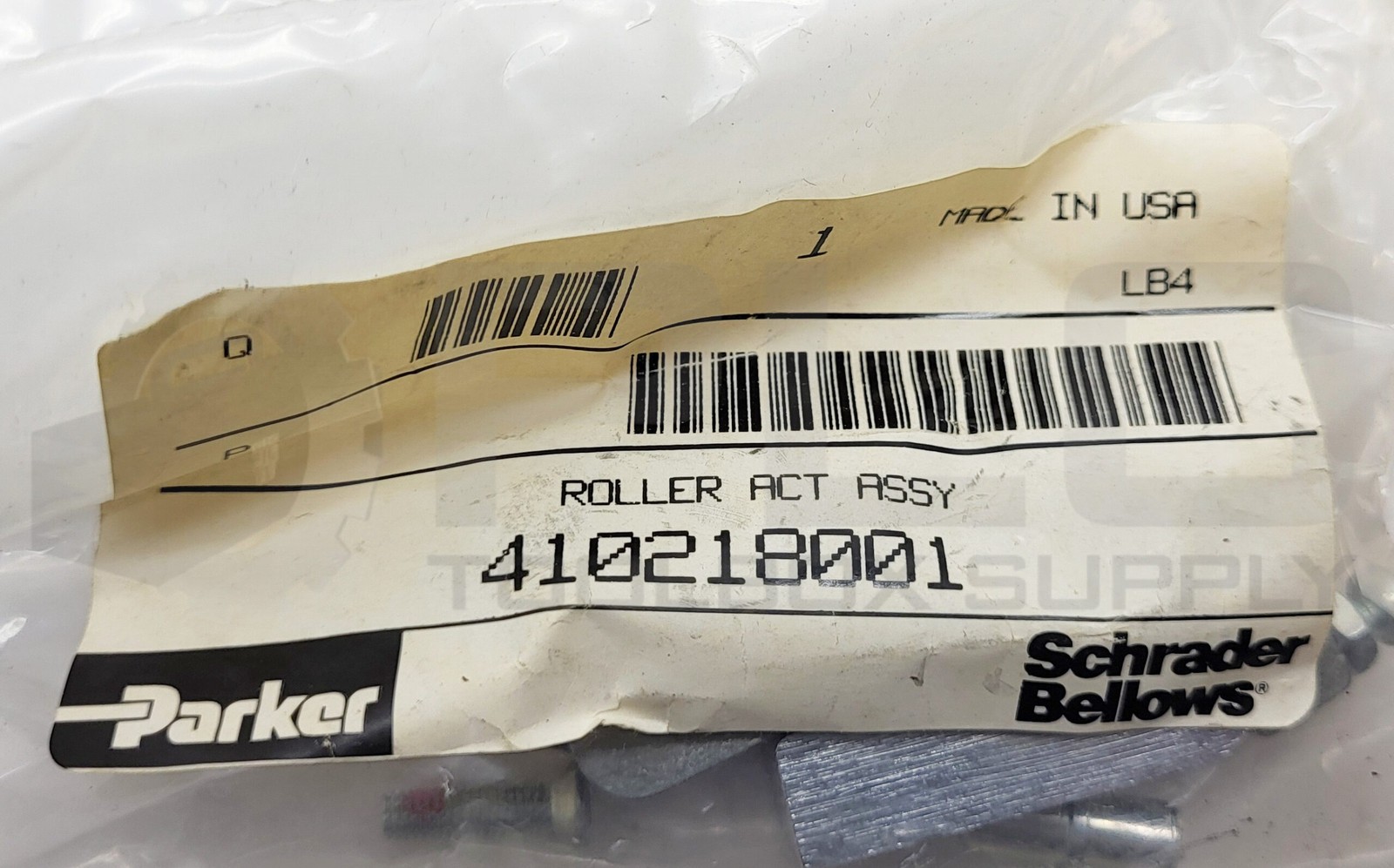 SEALED NEW PARKER SCHRADER BELLOWS 410218001 ROLLER ACT ASSEMBLY