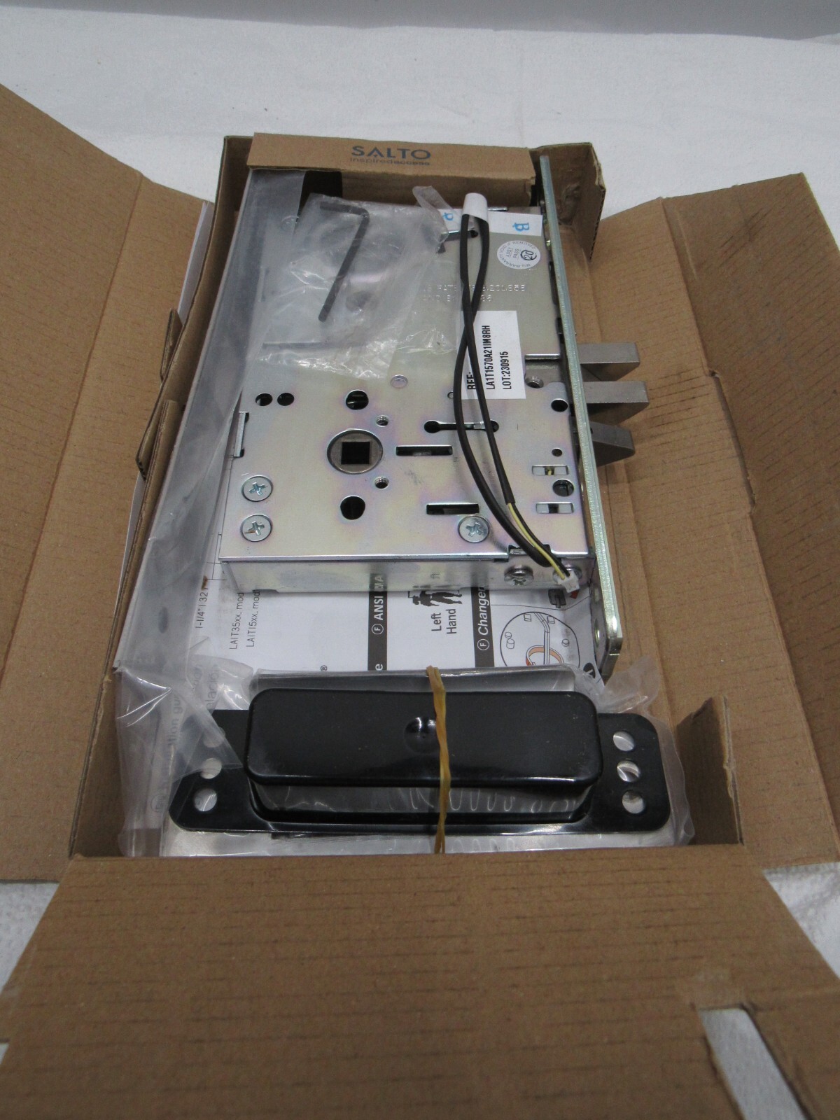 SALTO Mortise Lock Case Front Plate LA1T1570A21IM8RH