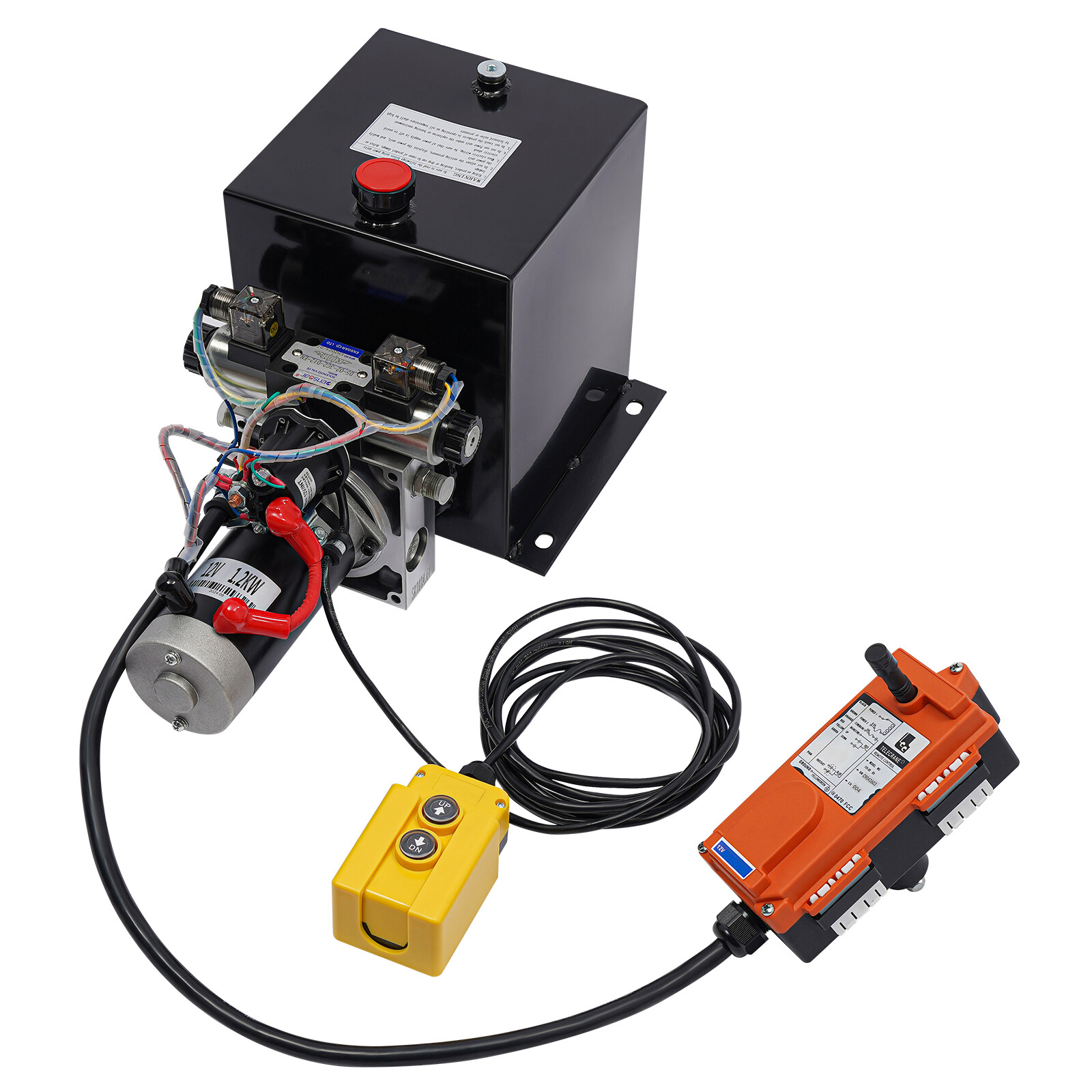 8QT Double Acting Hydraulic Pump with Wireless Remote Control – 12V DC
