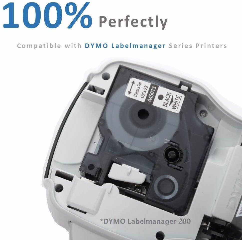 Dymo D1 Label Tape 45013 45016 45017 45018 for Dymo Label maker 160 280 9/12mm