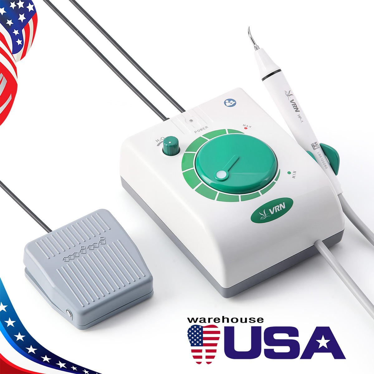 UPS VRN Dental Portable Ultrasonic Piezo Scaler A8 LED Detachable Handpiece