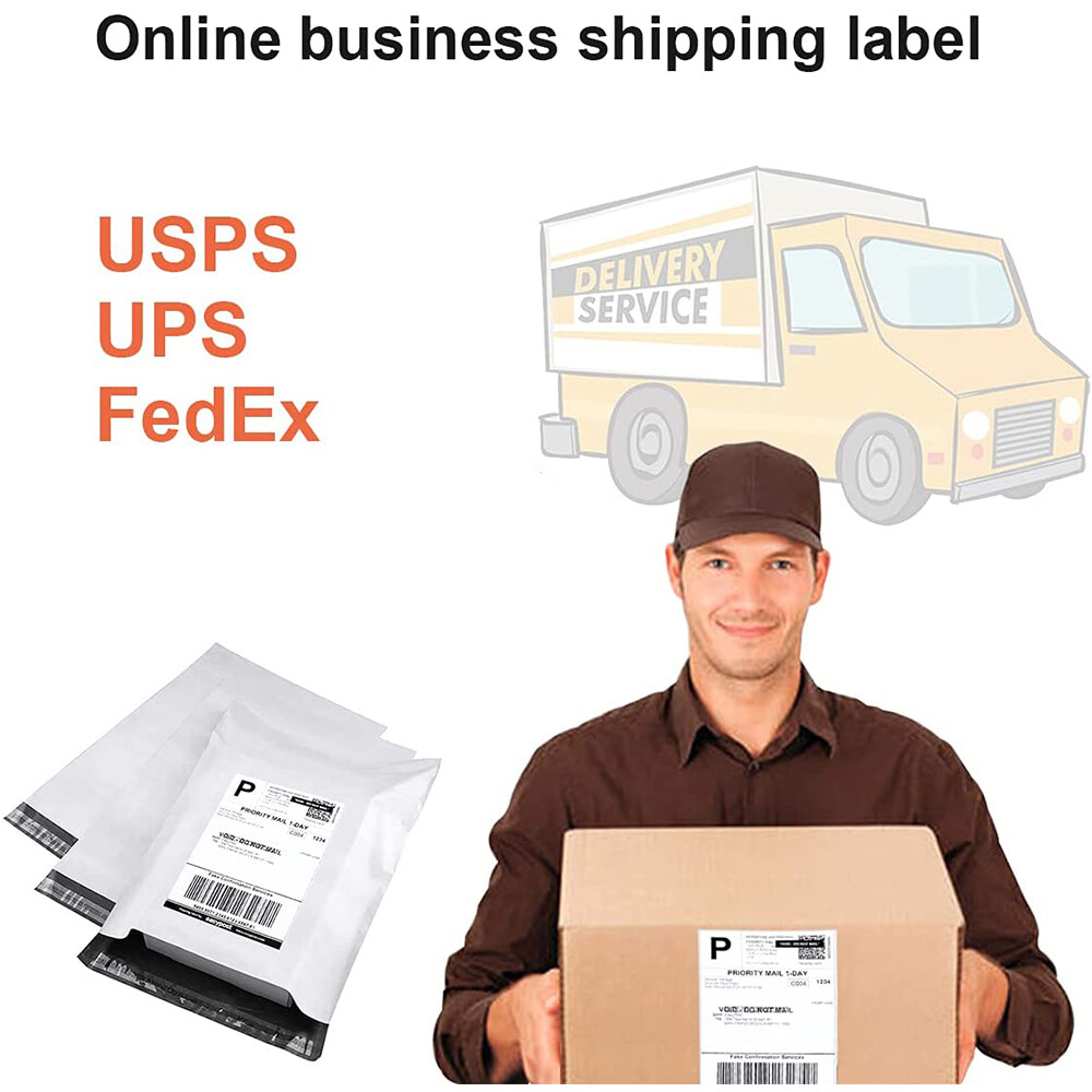 200-10000 Premium 8.5×5.5 Round Corner Shipping Labels Half Sheet Self Adhesive