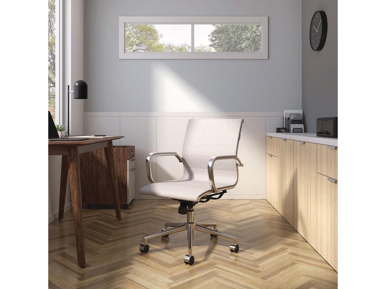 Alera Siskin Fabric Managers Chair – Supports Up to 275 lb – 16.93 to 20.67 Seat