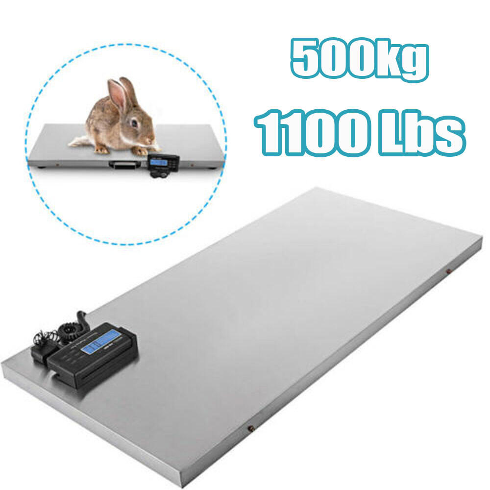 Heavy Duty Digital Livestock Scale Large Pet Dog Sheep Goat ScaleMultiuse1100lbs