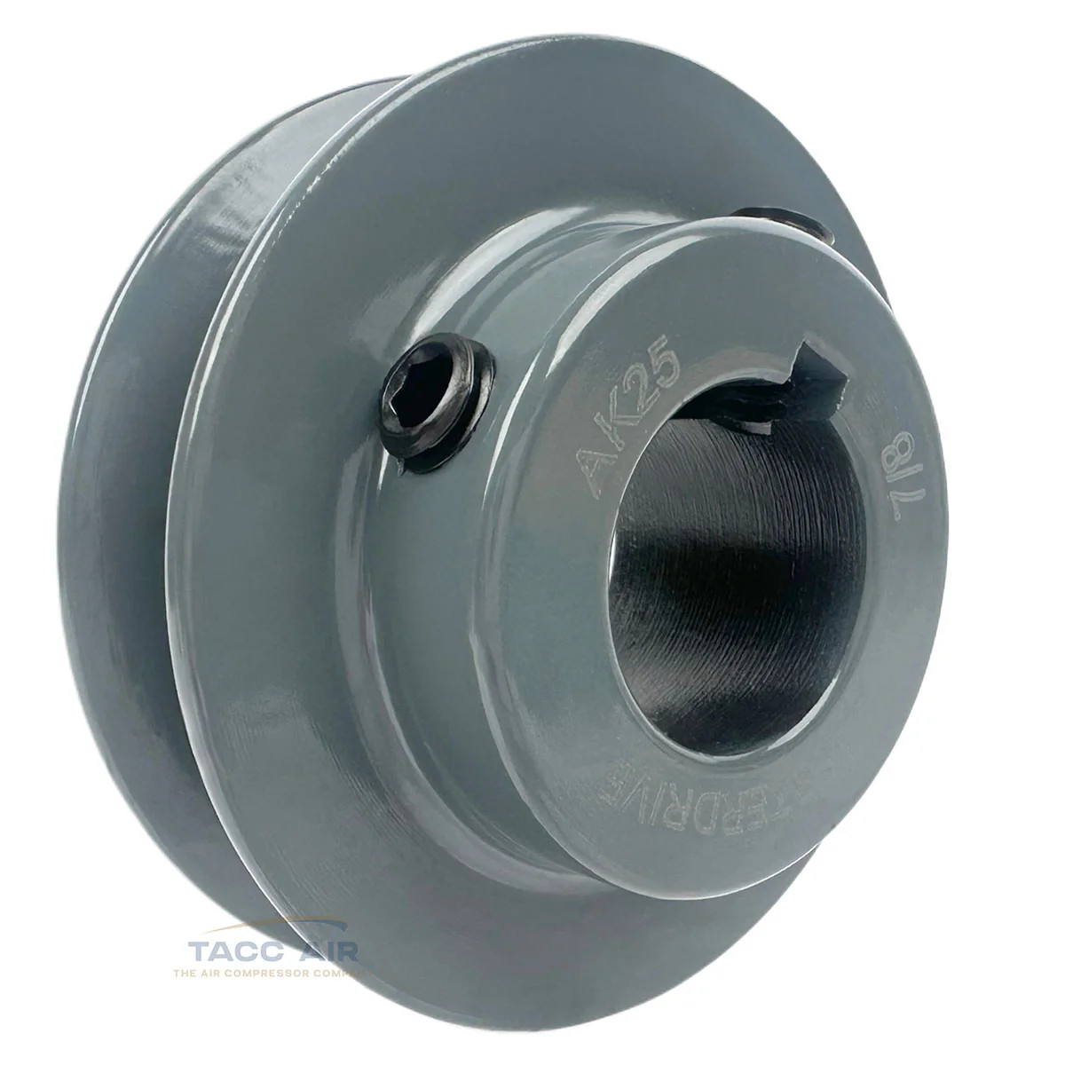 AK25-7/8 Cast Iron 2.5″ Single Groove Pulley A Section V Belt 4L 7/8″ Shaft Bore
