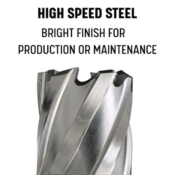 Drill America DWC5-530-281 2″×2″ HSS Annular Cutter w/ Pilot Pin