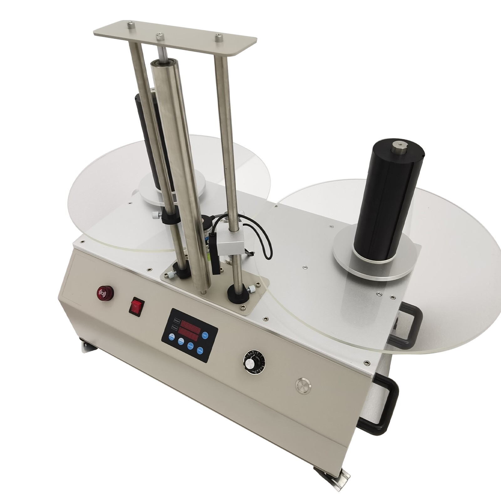 PET/PVC/PP Barcode Label Rewinder Automatic Counting Splitter Rewinder 110V