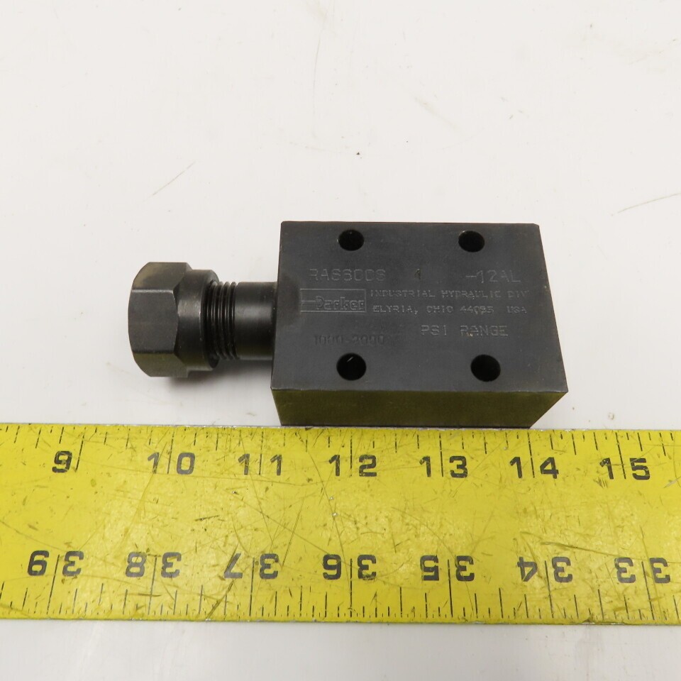 Parker RAS600S4 1000-2000PSI Direct Operated Relief Valve