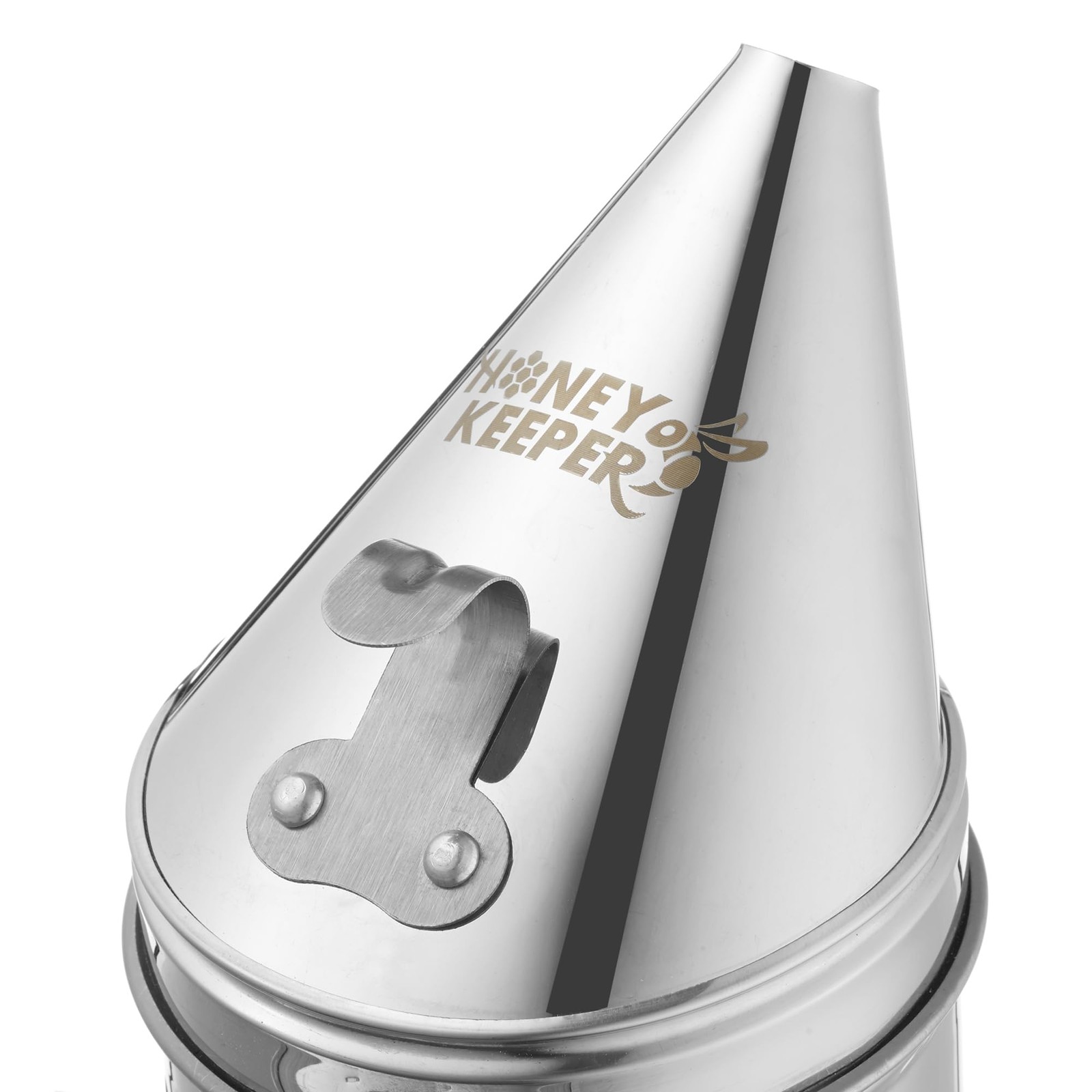 Honey Keeper Bee Hive Smoker Stainless Steel with Heat Shield Beekeeping