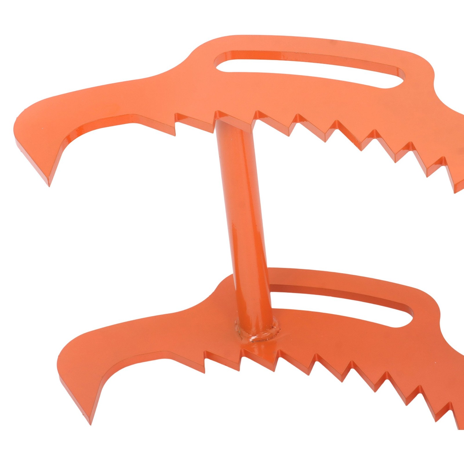 36in Log Lifting Tongs 4 Serrated Claw Heavy Duty Steel Swivel Dragging Tongs