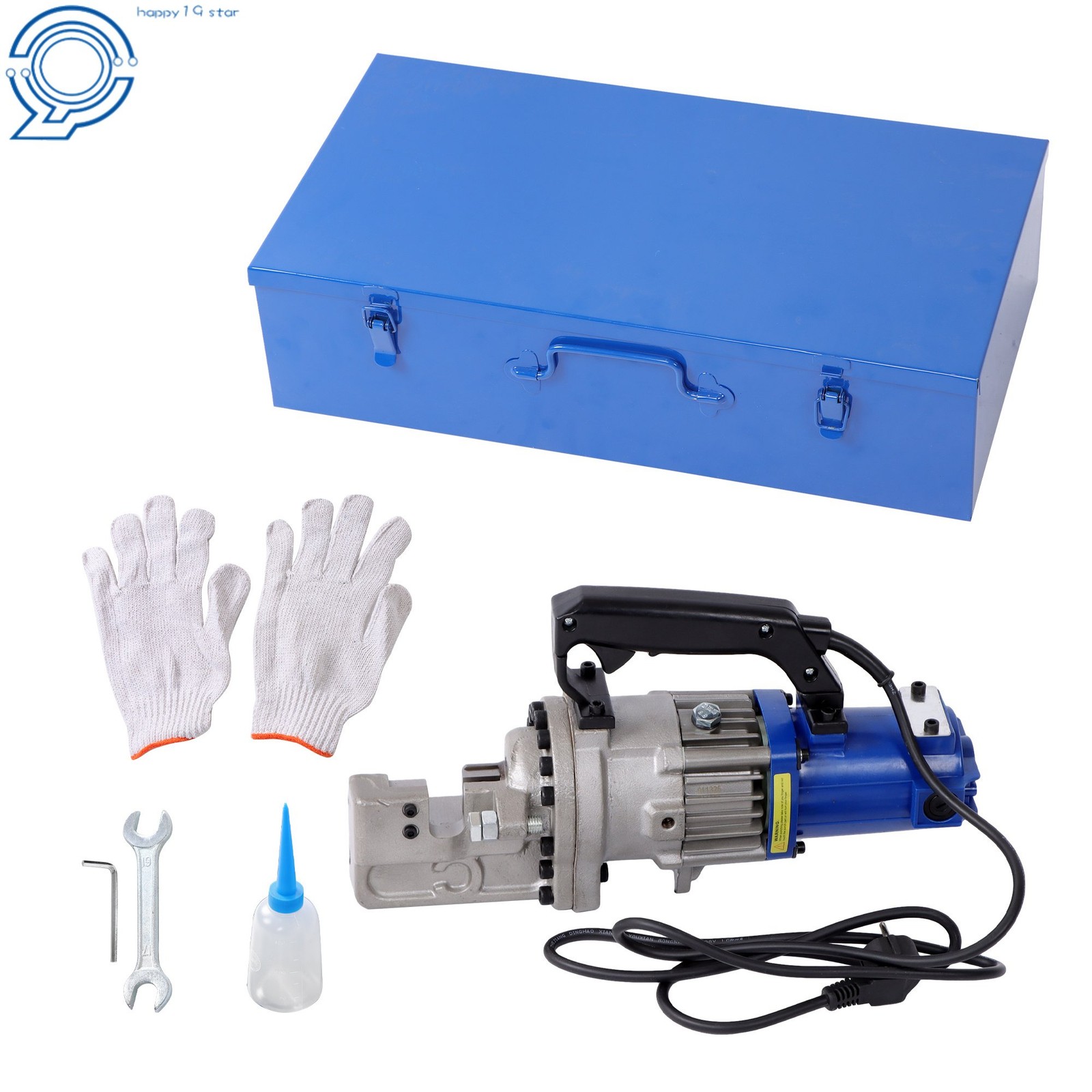 Hydraulic Rebar Cutter 1350W RC-22 3/20»-7/8» Adjustable Dust-Free Operation