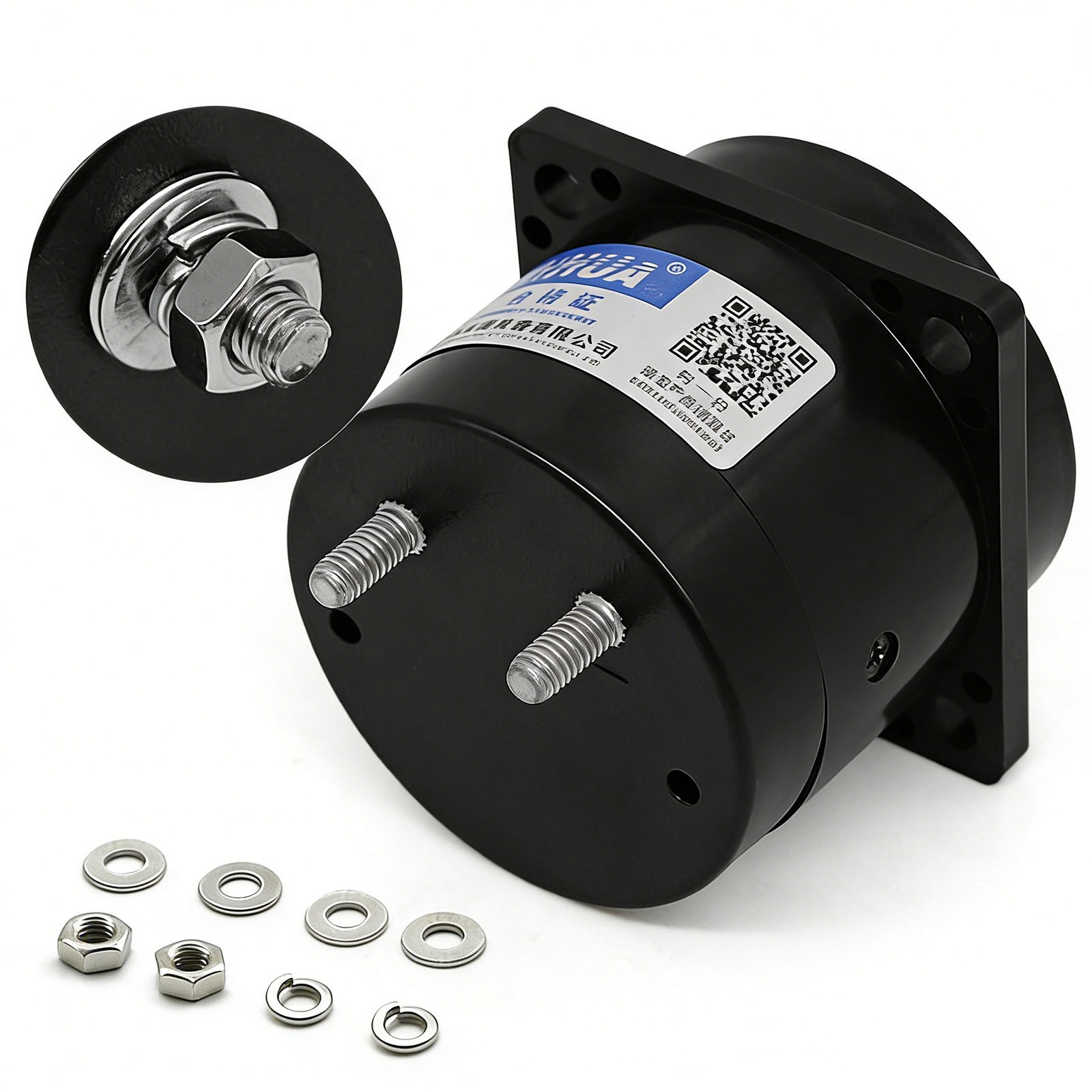 AC 0-300V Round Analog Panel Meter Voltmeter Gauge SO-45 Black Class 2.5