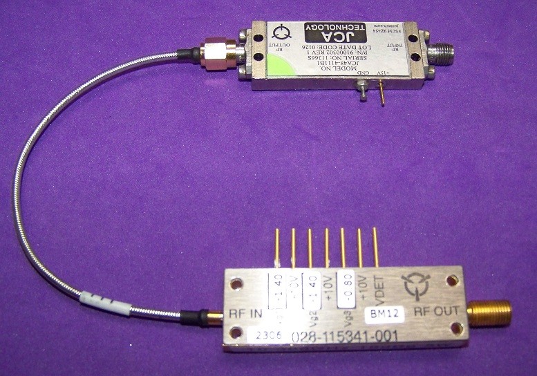 Harris 028-115341-001 5W 10.368GHz Power Amp & JCA 100MW driver with 30dB gain