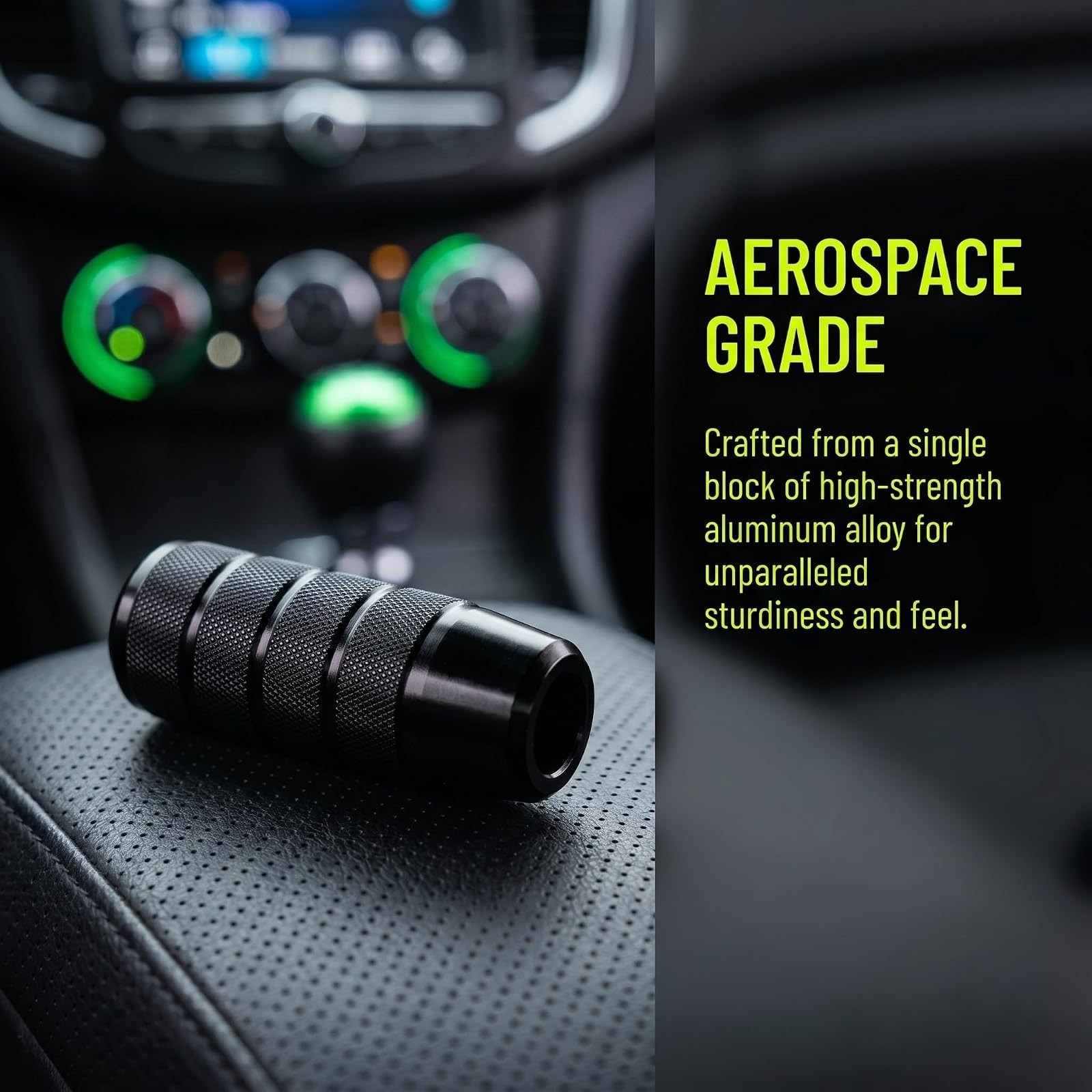 95mm Weighted Aluminum Shift Knob for Manual Transmission – Universal Fit