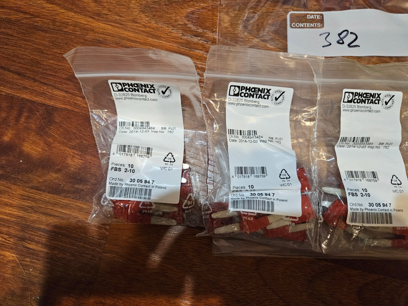 10 pcs/bag PHOENIX CONTACT FBS2-10 3005947 Fixed bridge 1bag of 10 pcs