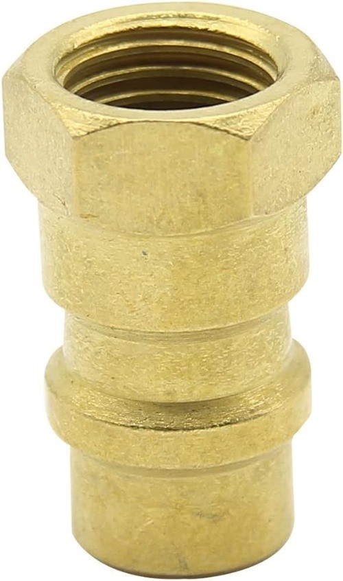Quick Coupler Adapter Valve with 1/4in SAE 8v1 Thrad and Core Valve, Fast Conve