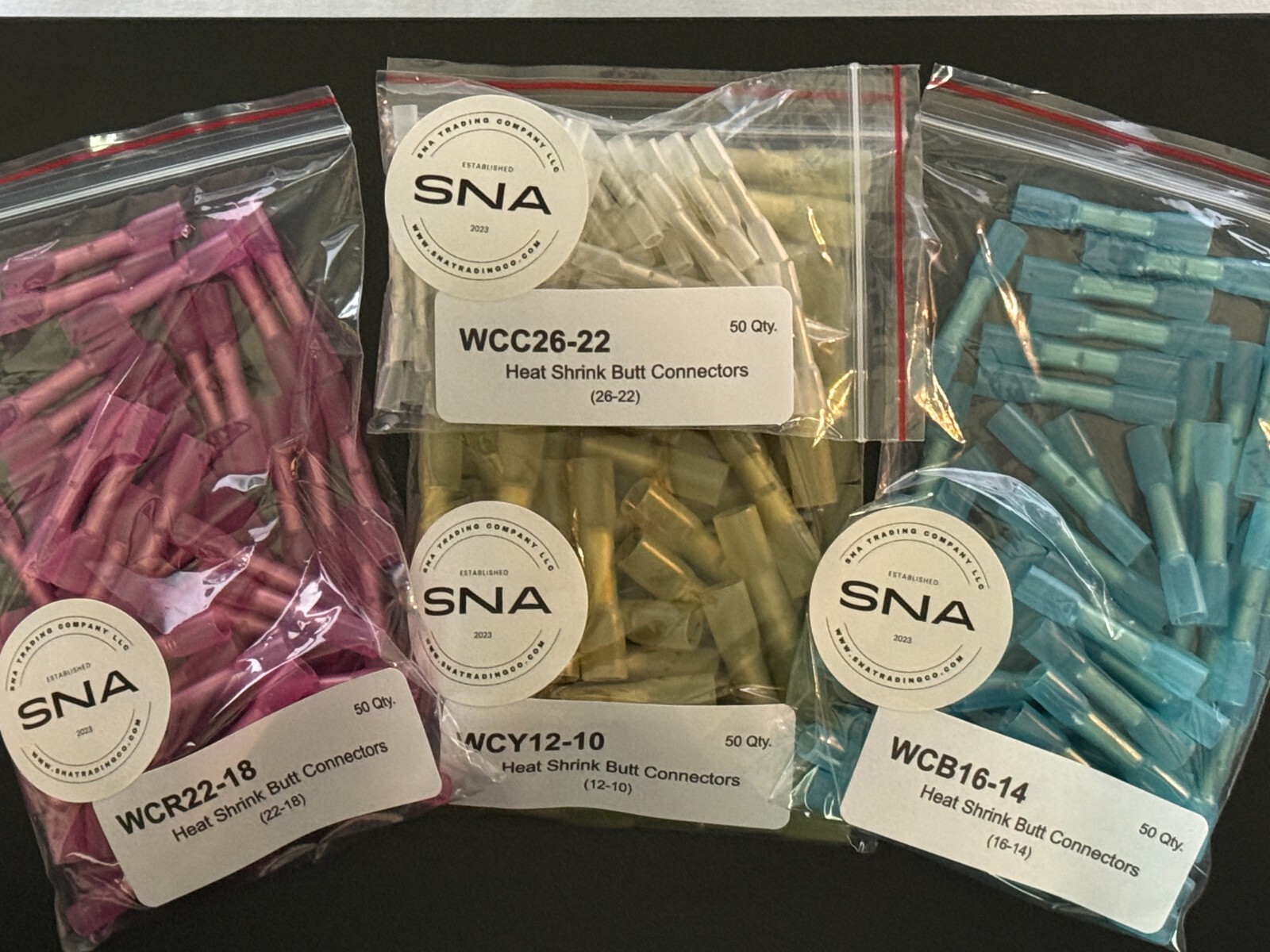 Heat Shrink Wiring Connectors For Automotive Marine Electrical Wiring Connection