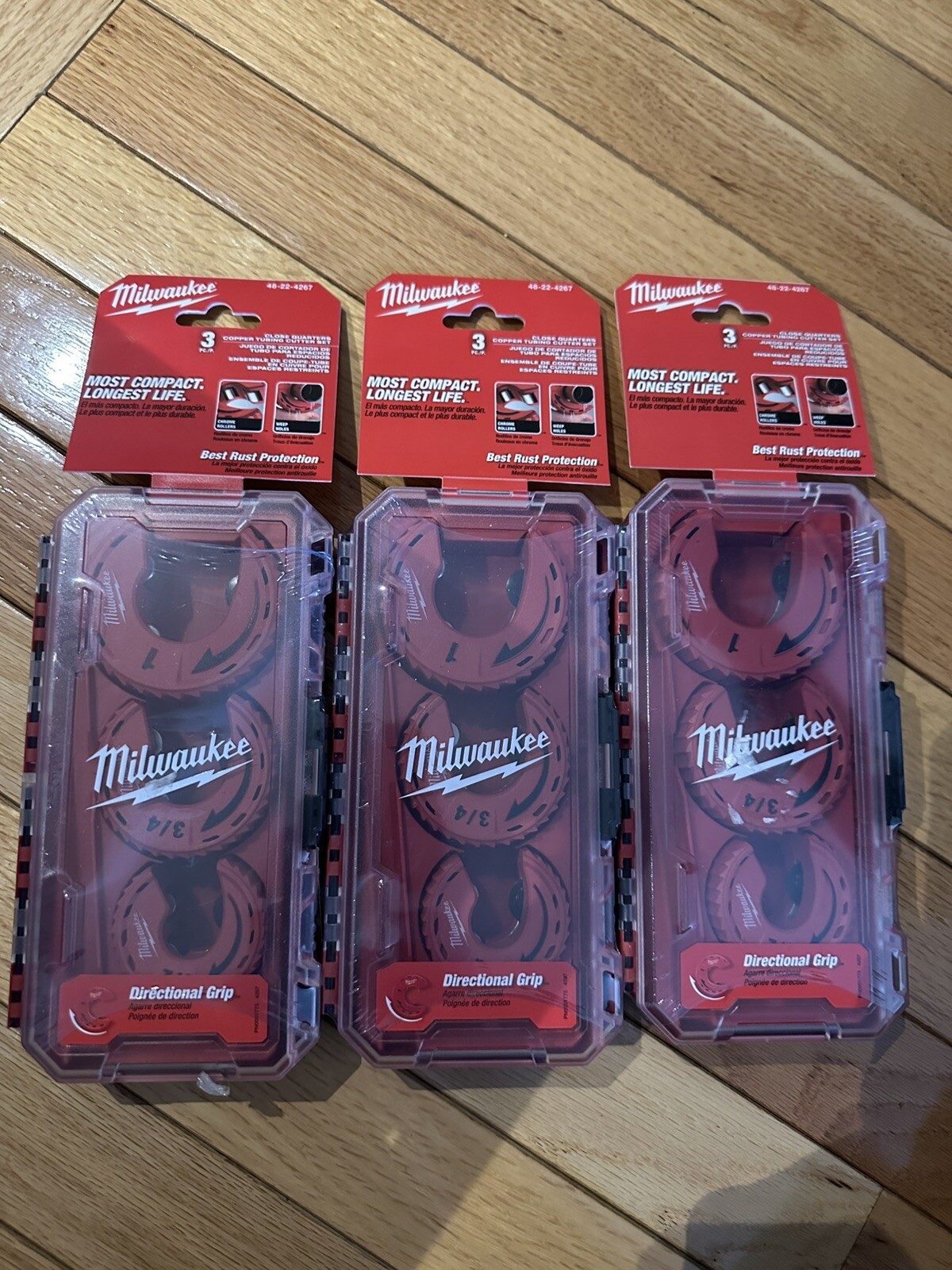 3 MILWAUKEE 3 PCS CUTTER SET 48224267