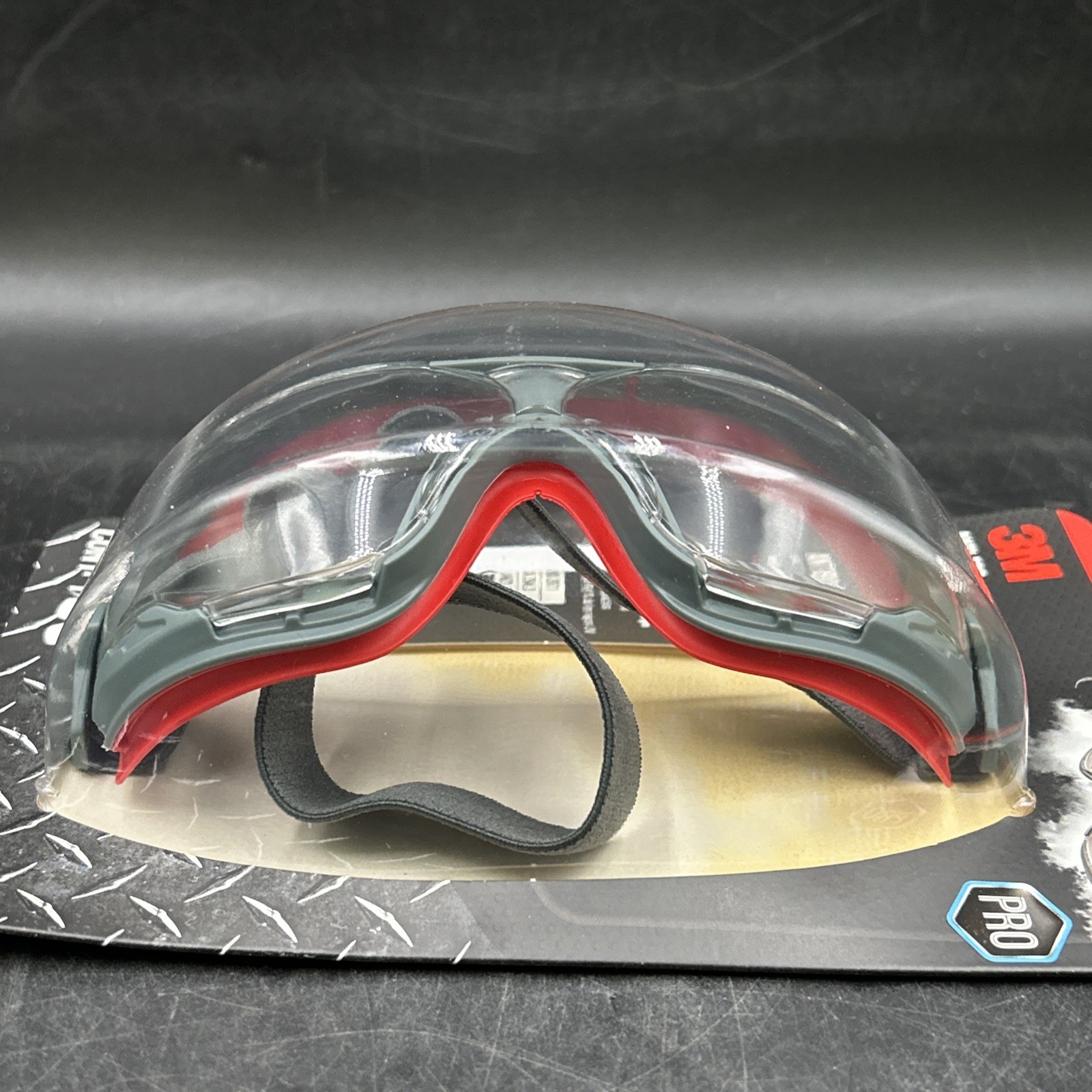 3M Scotchgard Anti-Fog Safety Goggles PRO Gray / Red with Clear Lens