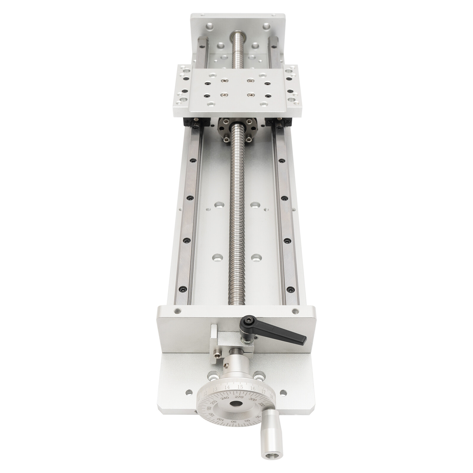 Manual Sliding Table SFU1605 Ballscrew Linear Stage Actuator Stroke:400mm+ Lock