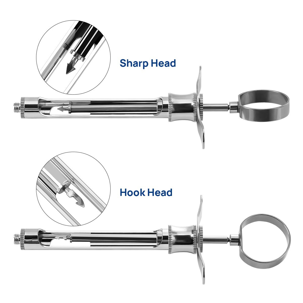 Jeringa Anestesia Dental 1.8ml Auto Pasiva Auto Aspirante Instrumento Uso Manual