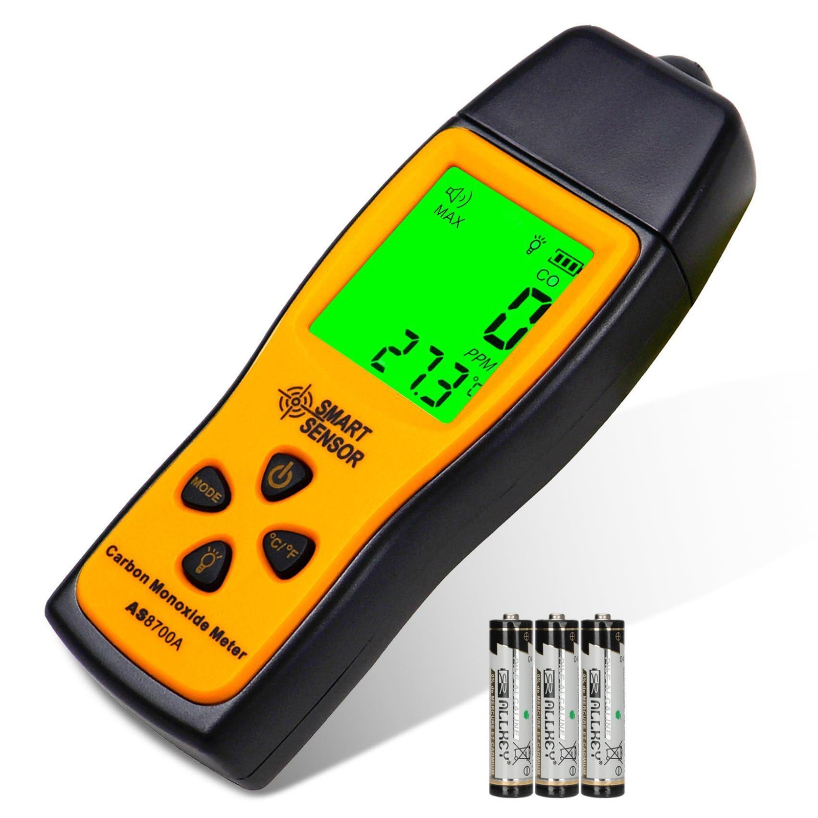 Handheld Carbon Monoxide Meter,CO Detector,Portable CO Gas Leak Detector Meter
